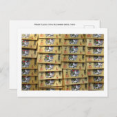 Lucky Cat Prayer Plaques: Tokyo, Japan Briefkaart (Voorkant / Achterkant)