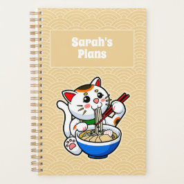 Lucky Cat Ramen gepersonaliseerd Planner
