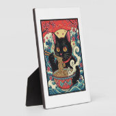 Lucky Cat Ramen Noodle Art Fotoplaat (Zijkant)