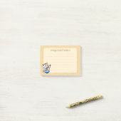 Lucky Cat Ramen Post-it® Notes (Op bureau)
