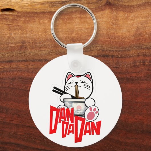 Lucky Cat Ramen Sleutelhanger (Voorkant)