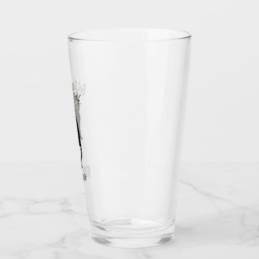 Lucky Cat Saint Patrick's Day Beer Glass Tumbler (Links)