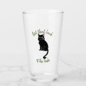 Lucky Cat Saint Patrick's Day Beer Glass Tumbler (Voorkant)