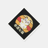 Lucky cat servet (Hoek)