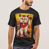 "Lucky Cat" T-shirt (Voorkant)