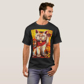"Lucky Cat" T-shirt (Voorkant volledig)