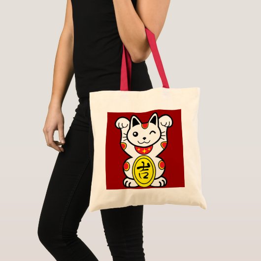 Lucky Cat Tote Bag (Voorkant (product))