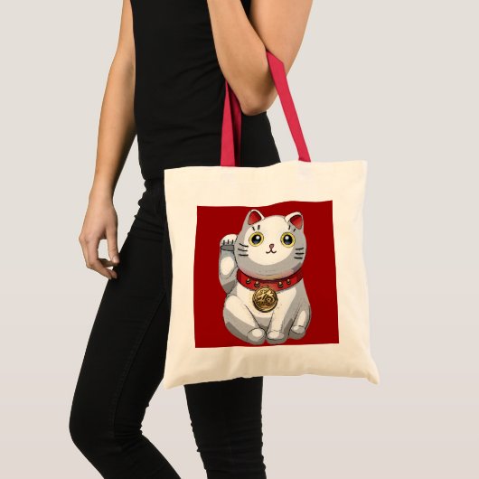Lucky Cat Tote Bag (Voorkant (product))
