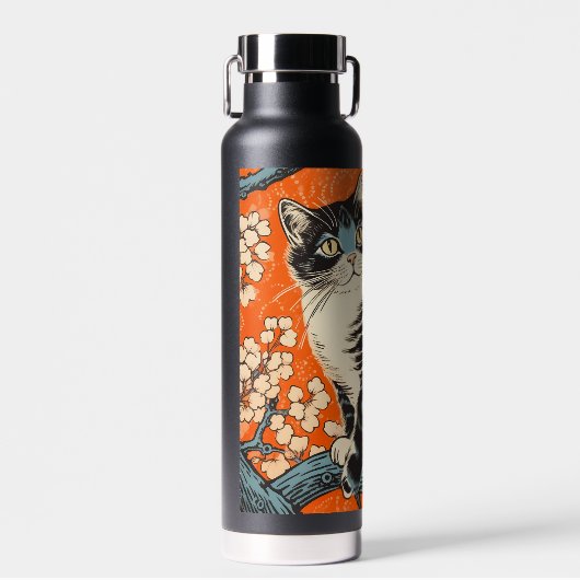 Lucky Cat Waterfles (Voorkant)