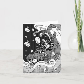 Lucky Cat Wenskaart Kaart