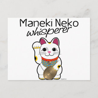 Lucky Cat Whisperer Briefkaart