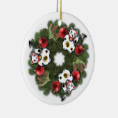 Lucky Cat Wreath Ornament (Rechts)