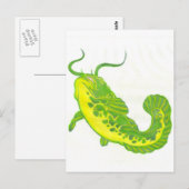 Lucky Catfish Briefkaart (Voorkant / Achterkant)