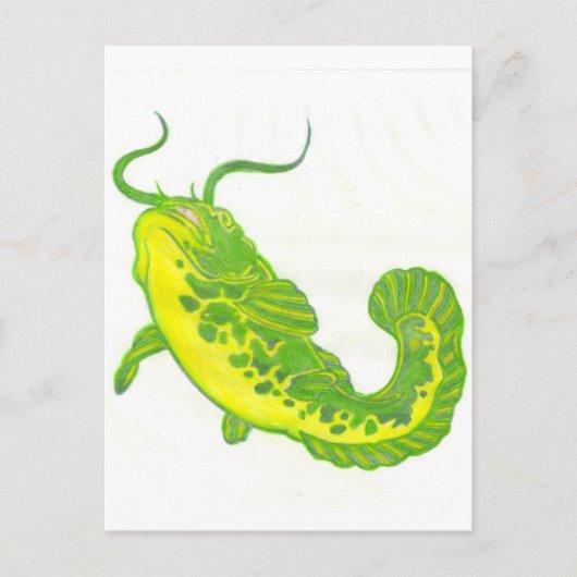 Lucky Catfish Briefkaart (Voorkant)