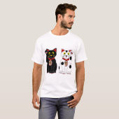 Lucky cats t-shirt (Voorkant volledig)