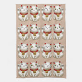 Lucky Cats Theedoek (Verticaal)