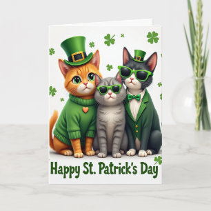 Lucky Cats Voor Huwelijkkaart Kaart