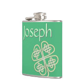 Lucky Celtic Clover Liquor Flask Heupfles (Links)
