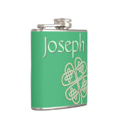 Lucky Celtic Clover Liquor Flask Heupfles (Rechts)