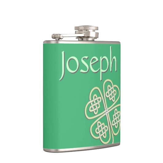 Lucky Celtic Clover Liquor Flask Heupfles (Rechts)