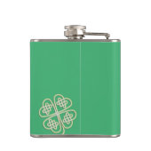 Lucky Celtic Clover Liquor Flask Heupfles (Achterkant)