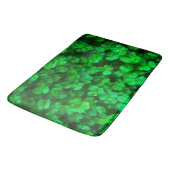 Lucky Celtic Irish Green Shamrocks Badmat (Gekanteld)