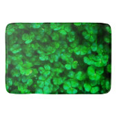Lucky Celtic Irish Green Shamrocks Badmat (Voorkant)