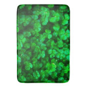 Lucky Celtic Irish Green Shamrocks Badmat (Voorkant Verticaal)