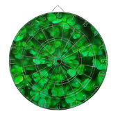 Lucky Celtic Irish Green Shamrocks Dartbord (Voorkant)