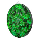 Lucky Celtic Irish Green Shamrocks Dartbord (Voorkant Rechts)