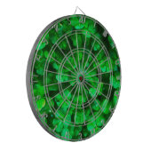 Lucky Celtic Irish Green Shamrocks Dartbord (Voorkant Links)
