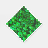 Lucky Celtic Irish Green Shamrocks Servetten (Hoek)