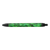 Lucky Celtic Irish Green Shamrocks Zwarte Inkt Pen (Voorkant)