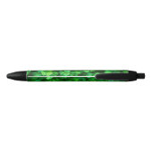 Lucky Celtic Irish Green Shamrocks Zwarte Inkt Pen (Achterkant)