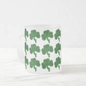 Lucky Celtic Shamrock Beer Mok (Voorkant links)