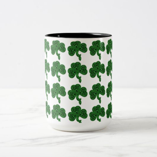Lucky Celtic Shamrock Mok (Center)