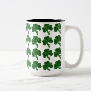 Lucky Celtic Shamrock Mok