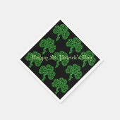 Lucky Celtic Shamrock Pattern Napkins Servetten (Hoek)