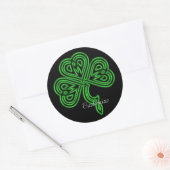 Lucky Celtic Shamrock Sticker (Envelop)