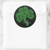 Lucky Celtic Shamrock Sticker (Tas)