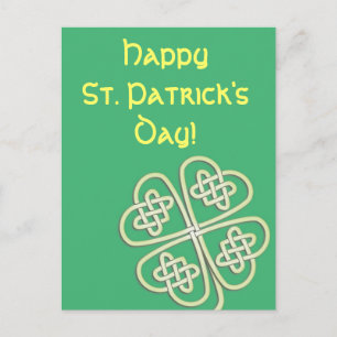 Lucky Celtic St. Patrick's Day Briefkaart
