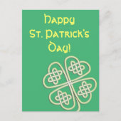Lucky Celtic St. Patrick's Day Briefkaart (Voorkant)