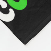 Lucky chaos coordinator shamrock leopard gnomes fleece deken (Hoek)