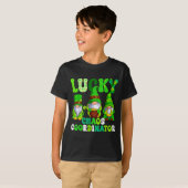 Lucky chaos coordinator shamrock leopard gnomes t-shirt (Voorkant volledig)