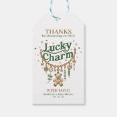Lucky Charm Armband Baby shower Favoriet Label Cadeaulabel (Voorkant)