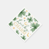 Lucky Charm Baby Shower Paper Napkins Servet (Hoek)
