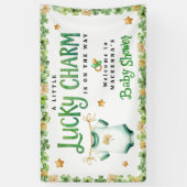 Lucky Charm-Baby shower Spandoek (Verticaal)