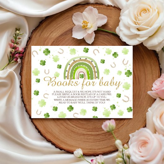 Lucky Charm Books for Baby Card Informatiekaartje