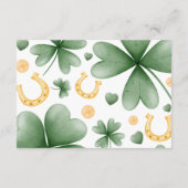 Lucky Charm Books for Baby Card Informatiekaartje (Achterkant)