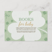Lucky Charm Books for Baby Card Informatiekaartje (Voorkant)